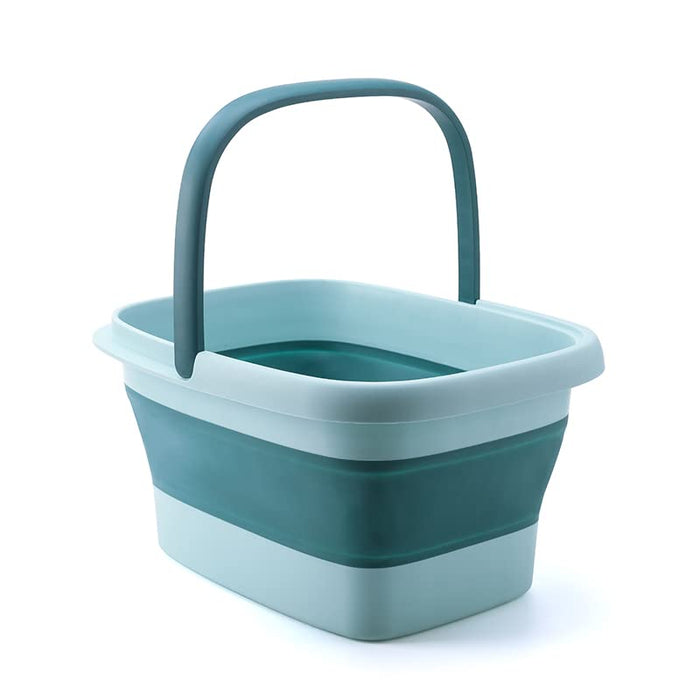 Collapsible Foot Bath – Advanced Foot Soaking Tub with Portable Design and Handle – Foldable Pedicure Foot Spa Bowl – Compact and Lightweight Foot Soak with Acupressure Points