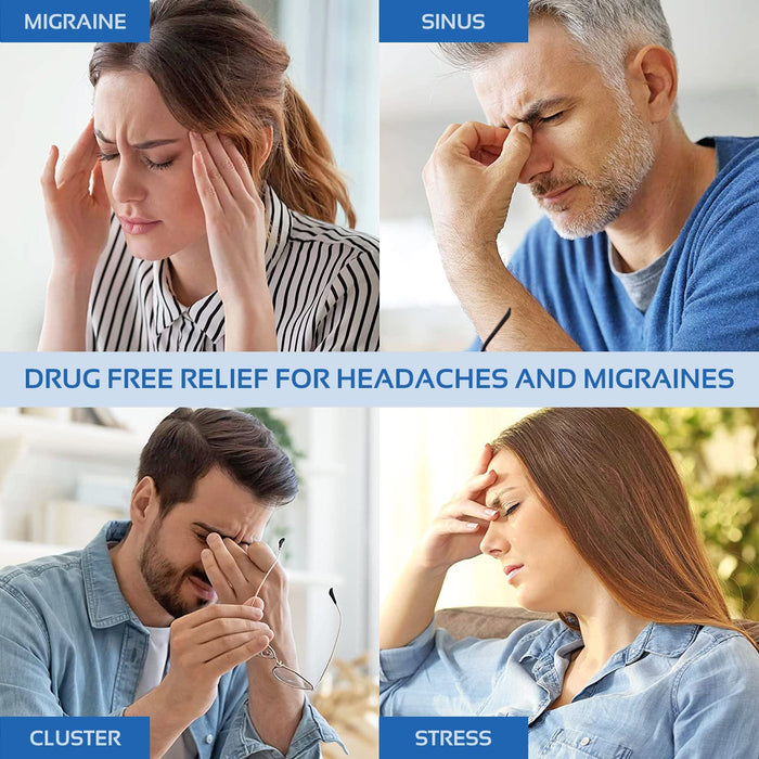 Migraine Relief Cap Ice Head Wrap Headache and Migraine Hat | Headache Relief with Hot/Cold Gel Head Ice Pack with Face and Eye Headache Mask Compress