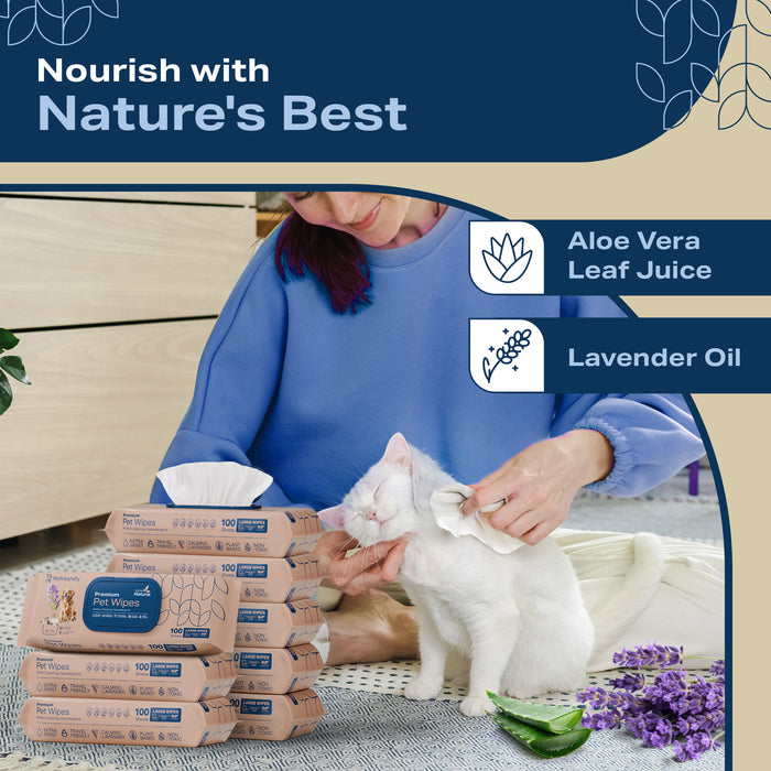 800 Bulk Dog Wipes for Paws and Butt - Pet Wipes for Dogs and Cats