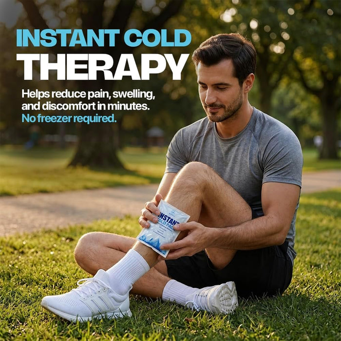 10 Pack Instant Ice Packs for Injuries Disposable First Aid Cold Packs