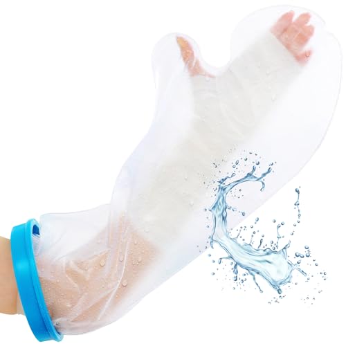 Waterproof Arm Cast Covers for Shower Adult Long full Protector Cover Soft  Comfortable Watertight Seal to Keep Wounds Dry Bath Bandage Broken