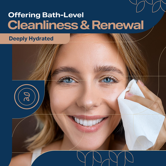 400 Wet Body Wipes for Adults – No Rinse Shower Wipes (XL)