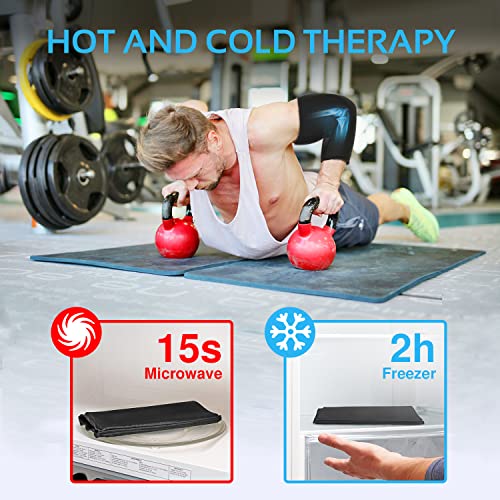 AllSett Health Elbow Ice Pack Wrap – Hot & Cold Compression Sleeve for Elbow, Knee, and Joint Relief (360° Coverage) – Medium, Large, X-Large