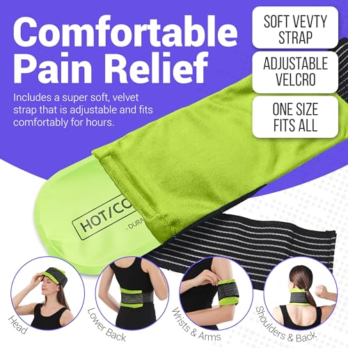 Reusable Hot and Cold Gel Ice Pack for Injury Pain Relief, Hot Cold Co —  All Sett Health