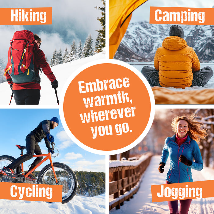 Toe Warmers for Feet – 50 Pairs (100 Self-Adhesive Warmers)