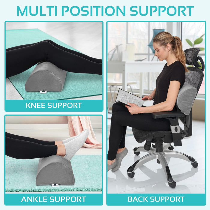  Lumbar Support Pillow for Bed Lower Back Pillow for