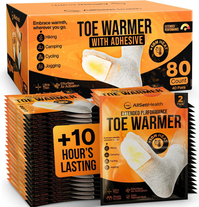 Natural Hand Warmers - 40 Pairs (80 Warmers) - Air Activated 11 Hours of Consistent Natural Heat Handwarmers Pack - Easy Activation | Portable Hot Hands Hand Warmers Disposable Bulk, Hot Heat Pack