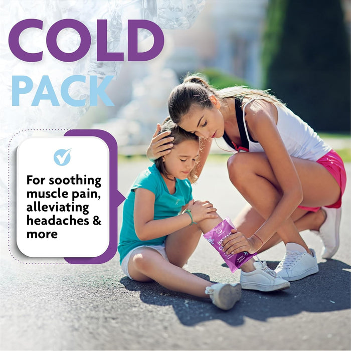 Instant Ice Cold Pack (9” x 6”) - 24 Packs Disposable Instant Ice Packs for Injuries | Cold Compress Ice Pack for Pain Relief, Swelling, First Aid, Toothache, Athletes & Outdoor Activities