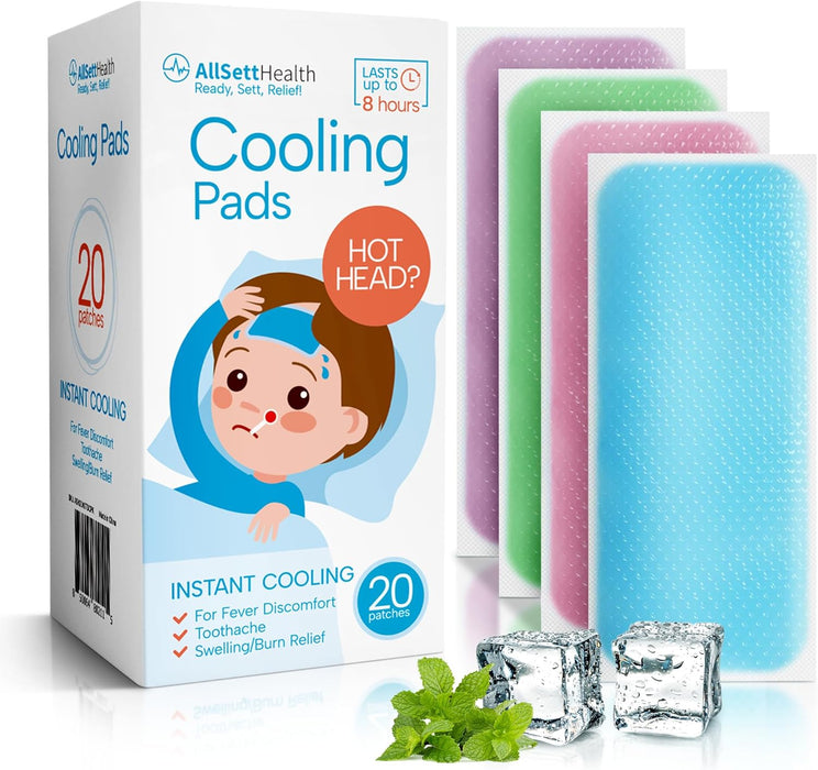 Cooling Patches for Kids -20 Pack Fever Patch for Kids, Minty Cool