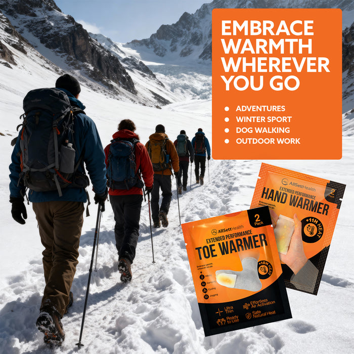 Hand and Toe Warmers Variety Pack – 100 Piece for Cold Weather