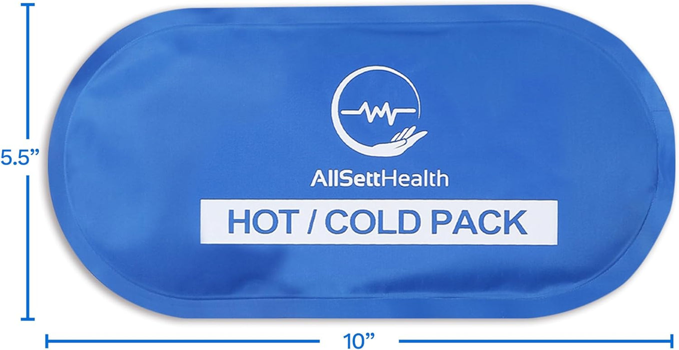 Reusable Hot and Cold Gel Ice Packs for Injuries | Cold Compress, Ice Pack, Gel Ice Packs, Cold Pack, Gel ice Pack, Cold Packs for Injuries, 10.5 in Long x 5 in Wide | 4 Pack