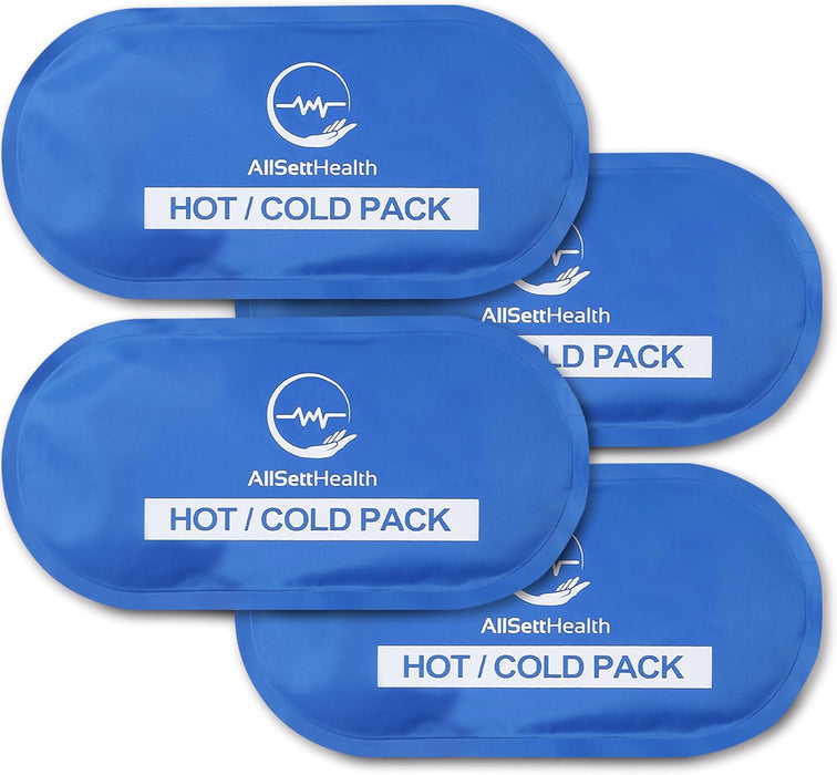 Reusable Hot and Cold Gel Ice Packs for Injuries | Cold Compress, Ice Pack, Gel Ice Packs, Cold Pack, Gel ice Pack, Cold Packs for Injuries, 10.5 in Long x 5 in Wide | 4 Pack